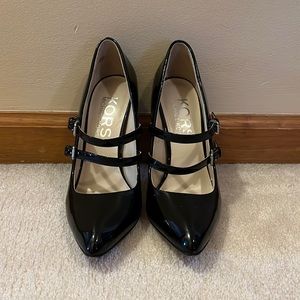 Black Patent Michael Kors Heels